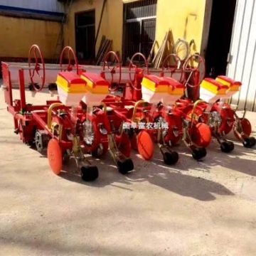 玉米四行滴灌鋪膜機 玉米播種鋪膜機 兩膜四行玉米鋪膜機