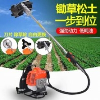 輕便型稻草割草機現(xiàn)貨 四沖程大馬力割草機 硬灌木手推式割草機圣嘉機械