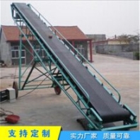 盆景裝車用PVC傳送帶 海晟非標(biāo)訂制裙邊檔板皮帶輸送機(jī)