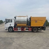 青海同步碎石封層車作用陜汽德龍后八輪同步碎石封層車
