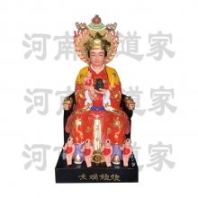 手工38厘米紫薇大帝神像 樹脂玻璃鋼佛像 中天北極紫微大帝神像