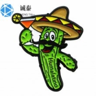 仙人掌卡通徽章，景區(qū)徽章，團隊旅游佩戴胸章