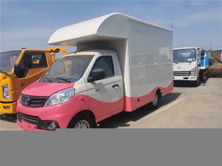 福田祥菱V1國(guó)六售貨車小型流動(dòng)式小吃車廠家直銷