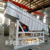 金成 貓砂振動(dòng)篩葡萄糖粉不銹鋼直線過濾篩寬1米長(zhǎng)3米除雜