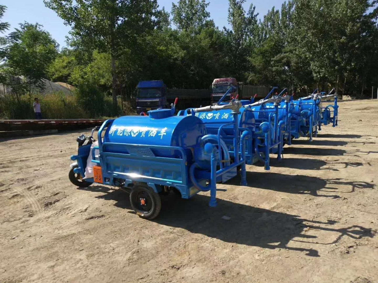 1立方罐體60v電池小型電動(dòng)三輪高炮灑水車新能源綠化灑水車樹木噴藥道路清洗灑水車車