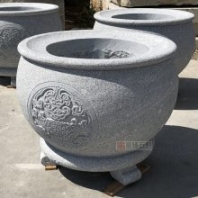石雕水缸寓意 庭院石雕魚缸 石材水缸價(jià)格 泉臻石刻